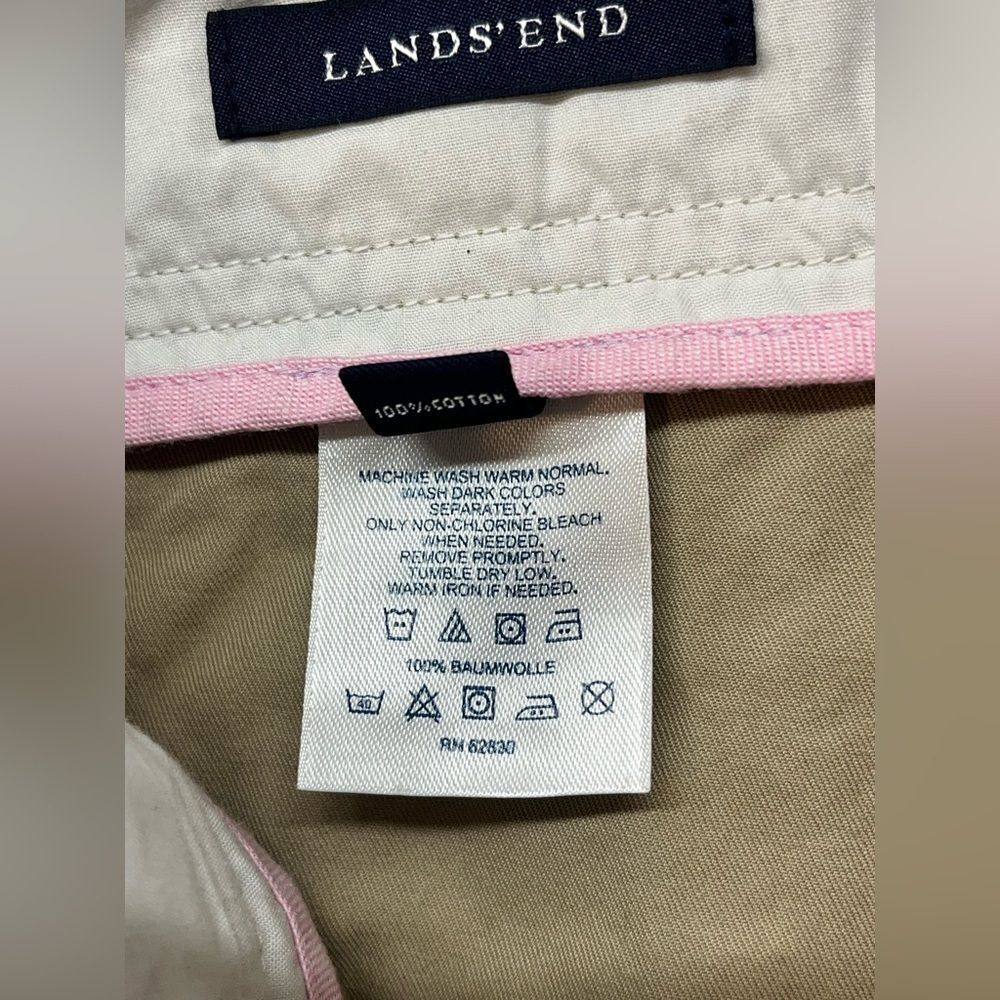 Lands End Women’s Tan Skirt Casual Skirt with Shorts Skort Size 16P - Picture 8 of 14